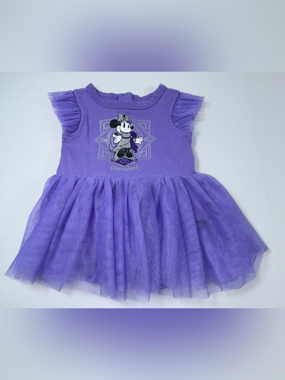 Disneyland Resort Disney 100 Minnie Mouse 9/12M Graphic Tutu Bodysuit Dress